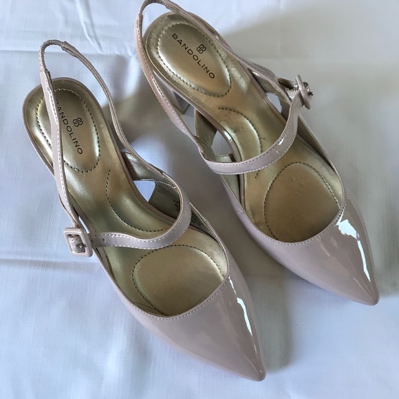 Bandolino Shoes - Badolino Patent Blush to Nude 2” Heels NWOT